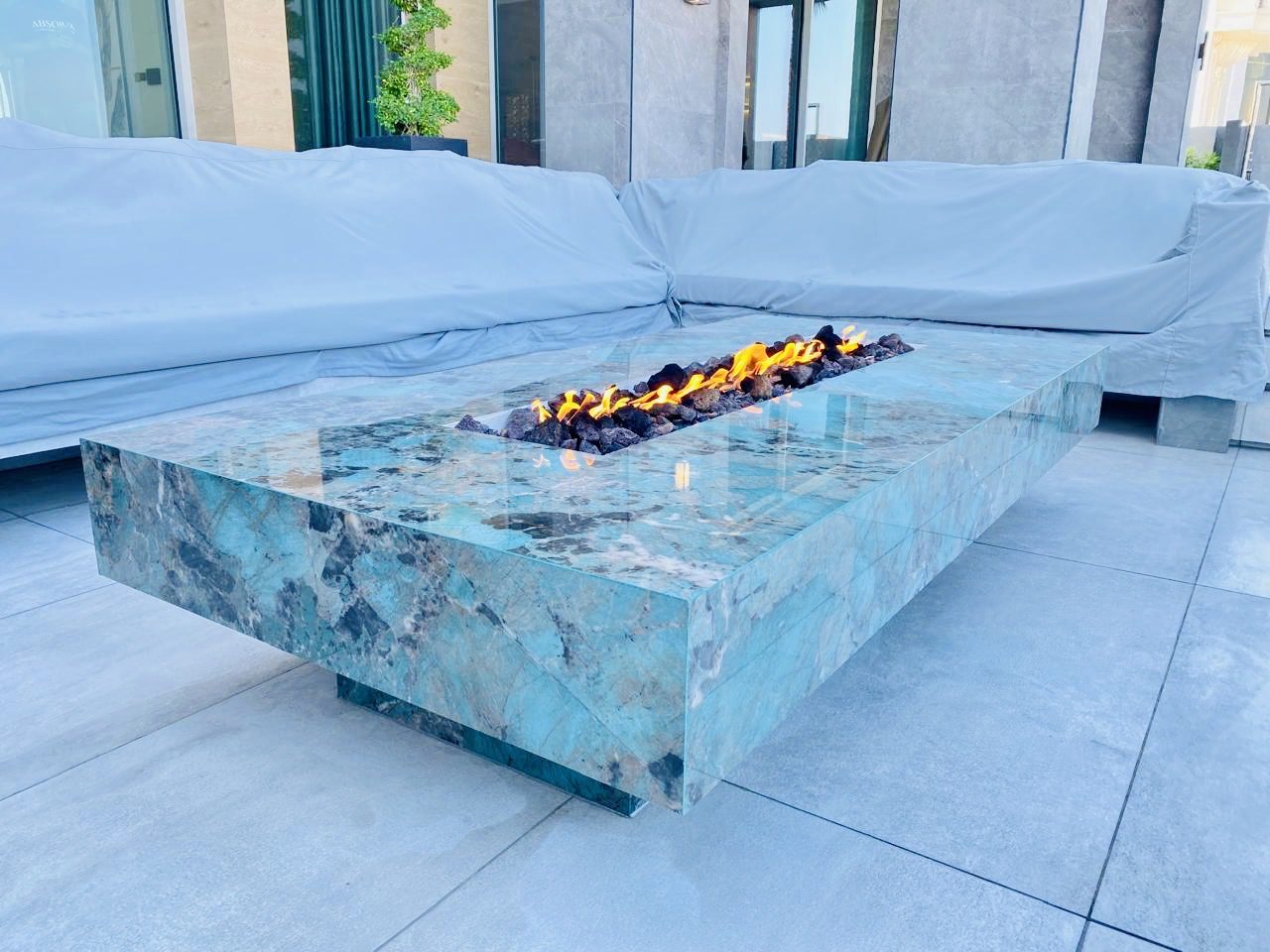 sunken seating